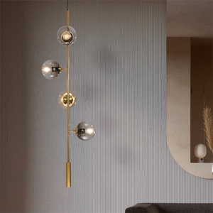 Nordic moderno e minimalista <span class=keywords><strong>palla</strong></span> di vetro lampadario decorativo per il ristorante di illuminazione - Product Image 2