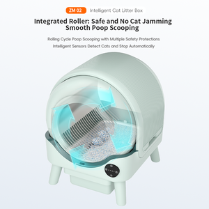 Inodoro electrónico grande OEM para mascotas, suministros para <span class=keywords><strong>gatos</strong></span>, Control <span class=keywords><strong>inteligente</strong></span> por aplicación, cajas de arena autolimpiables, caja de arena para <span class=keywords><strong>gatos</strong></span>, caja de arena automática para <span class=keywords><strong>gatos</strong></span> - Product Image 4