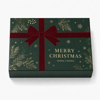 Boîte cadeau rigide personnalisée pour Noël, en carton gris argenté, emballage cosmétique écologique pour crème visage, avec insert en EVA et flocage ponctuel