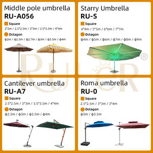Sombrilla Personalizada para Exteriores, Sombrilla Comercial Tipo Pagoda para Eventos al Aire Libre, Parasol para Jardín y Playa - Product Image 3