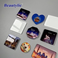 Beautylic LS-ACM07 Longstar 4.5mm Sublimation Acrylique avec Aimant Sublimation Réfrigérateur Magnétique Plat Personnalisation Réfrigérateur Aimant