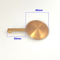 Kits de pendule d'horloge portable AIDA Square Modern Metal, mouvement mécanique, longueur 150 mm, pour bricolage