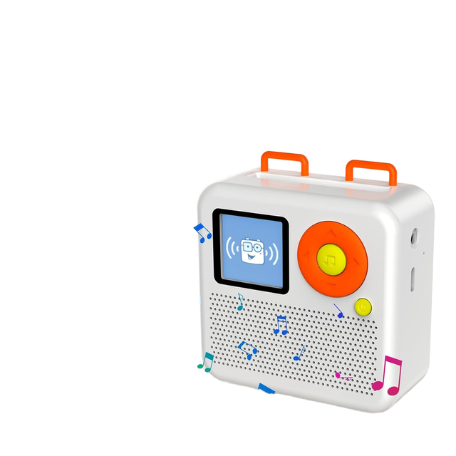 Chat AI Screen-Free Audio Robot - CPSIA CPC Certified Story & Music Player Toy Set for Kids