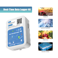 Enregistreur de données Tzone TT18-4G-S 4G/5G, moniteur de température/humidité/lumière/emplacement en temps réel pour la logistique de la chaîne du froid
