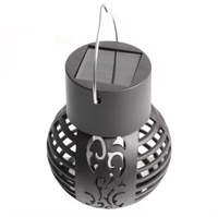 Lampe solaire de flamme de simulation pour décor de jardin extérieur étanche balcon terrasse pendentif lumière de jardin