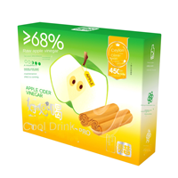 Gefermenteerde appelazijn met kaneel, 30ml, draagbaar, traditioneel gebrouwen, OEM, gezond dranksysteem