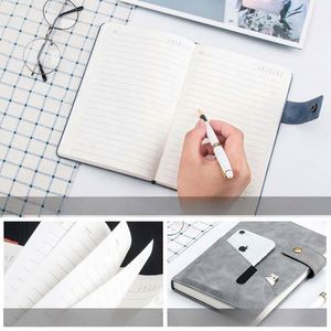 Carnet de notes en cuir ligné personnalisé pour hommes et femmes - Papier ligné épais, couverture rigide, journal quotidien - Product Image 3