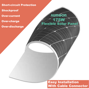 AUMOON – panneaux solaires flexibles ETFE 80W, 100w, 150w, 200 <span class=keywords><strong>watts</strong></span>, <span class=keywords><strong>pour</strong></span> toit de maison, voiture de golf, bateau, <span class=keywords><strong>Camping</strong></span>-<span class=keywords><strong>car</strong></span> - Product Image 4