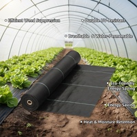 Toile de paillage anti-mauvaises herbes pour l'aménagement paysager, tissu de couverture du sol résistant aux UV pour l'horticulture et l'agriculture