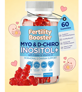 Gummies personnalisables OEM Myo & <span class=keywords><strong>D</strong></span>-Chiro Inositol Plus avec Folate et <span class=keywords><strong>Vitamine</strong></span> <span class=keywords><strong>D</strong></span>, rapport 40:1 pour le soutien hormonal et ovarien des femmes - Product Image 6