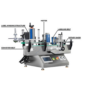 Etiquetadora de Viales de Alta Velocidad, Etiquetadora Semiautomática de Escritorio para Botellas Redondas Planas y Frascos Anchos Cónicos - Product Image 1
