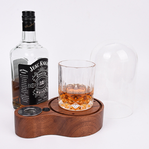 Nuevo Kit Ahumador de Whisky Ecológico de Diseño de Lujo para <span class=keywords><strong>Bar</strong></span> en Casa, Set Completo con Cubierta de Vidrio Ahumado y 8-10 Horas de Tiempo de Ahumado - Product Image 4