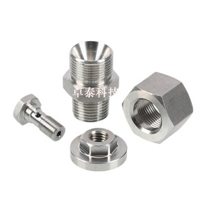 Piezas de Mecanizado CNC de Acero Inoxidable, Componentes Roscados M10x1.5, Herrajes Metálicos de Precisión, Piezas Torneadas Personalizadas - Product Image 1