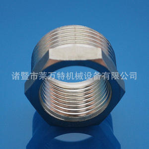 304 Stainless Steel Reducer <b>Hardware</b> Internal/External Threaded Straight for Plumbing for Stainless Steel Pipes - Product Image 4