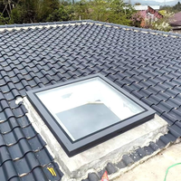 Fenêtres de toit modernes pour toits plats inclinés, Fenêtres de toit, Skylights, Fenêtres de toit carrées 60x60, Skylights triangulaires en dôme
