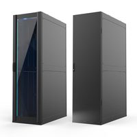 Ningbo Lepin Pabrik Kustom Pintu Kaca 42U CAC Rak Server IDC Daftar Harga Kabinet Jaringan