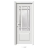 Portes de chambre intérieures en bois personnalisables en gros d'usine Design moderne Finition professionnelle pour les maisons Autre produit de porte