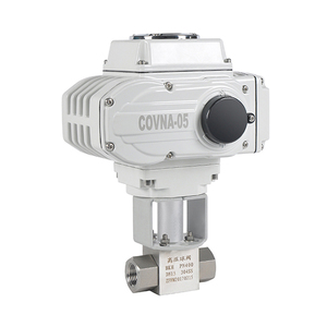 วาล์วบอลมอเตอร์ไฟฟ้า COVNA DN10 3/8 นิ้ว 2 ทาง 24V DC 5000PSI แรงดันสูง ผลิตจากสแตนเลส 316 - Product Image 1