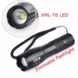 Led Tactical Flashlight Outdoor 1000 Lumen Zoomable Flash Light G700 Tactical XML T6 LED Rechargeable Flashlight