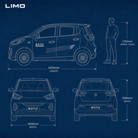 Voiture électrique à 4 roues fabriquée en Chine, intérieur luxueux, véhicule à énergie nouvelle, véhicule électrique économique, petite voiture électrique