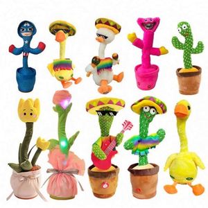 TOYSRUNNER - Cactus Bailador Eléctrico de Peluche, con 120 Canciones, Cactus de Peluche que Canta y Baila, Color Rosa, para Niños de 2 Años en Adelante - Product Image 1