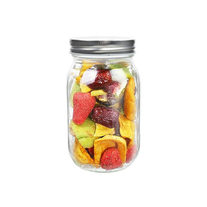 Hot Bán 18Oz 20Oz Bán Buôn Thủy Tinh Lưu Trữ Jar Cắm Trại Nhà Bếp Thực Phẩm Container Rõ Ràng Số Lượng Lớn Rộng Miệng Mason Lọ Với Nắp - Product Image 2