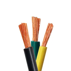RV Electronic Wire Single Core Multi Stranded Flexible Copper Cable With PVC Insulation 0.3mm To 6 Square Meters In Sizes