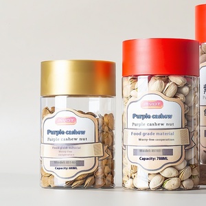 <span class=keywords><strong>Bouteille</strong></span> en plastique violet en gros d'usine pour noix de cajou noix noix marchandises sèches biscuits décontractés frits gelée de <span class=keywords><strong>chocolat</strong></span> confit - Product Image 2