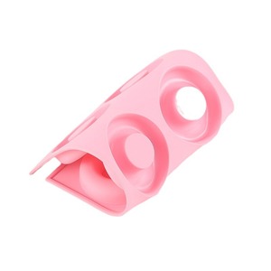 <b>Silicone</b> Donut Mold 6 Cavity Pink Round <b>Baking</b> Tool For Cake Dessert Making - Product Image 1