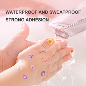Autocollants pour ongles imperméables et scintillants pour enfants Mideer, unisexes, pour les âges de 2 à 14 ans+, design princesse multicolore - Product Image 4