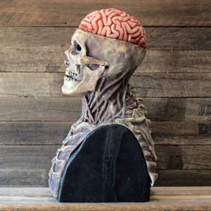 Máscara de grito de terror de Halloween nueva llegada cabeza completa tamaño adulto Cosplay cara disfraz cráneo esqueleto máscara para adultos - Product Image 5