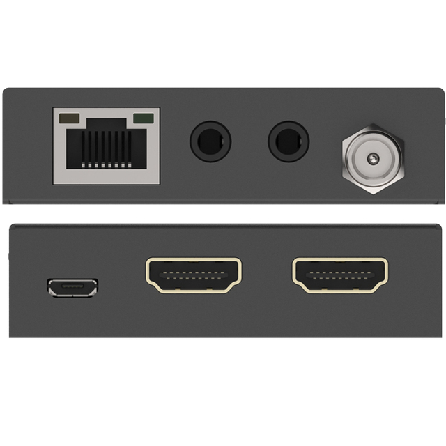 4k 60hz hdmi to Cat6 Extender Balun - Hdbaset Ultrahd 4k 60hz 4:4:4 Cat5e/6/7 Cable with Hdr, Cec & Ir Control, Rs-232 Poc