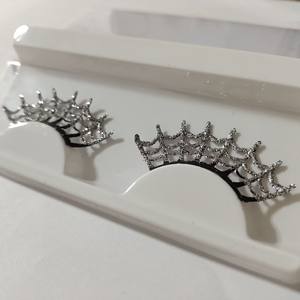 Pestañas postizas con purpurina, para Halloween, escenario cruzado, <span class=keywords><strong>araña</strong></span> - Product Image 4