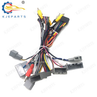 Kabel Radio Konektor 22Pin 24Pin 28Pin untuk Pemutar Android Mobil, Kabel Harness Pemutar DVD dengan Canbus untuk Honda Accord
