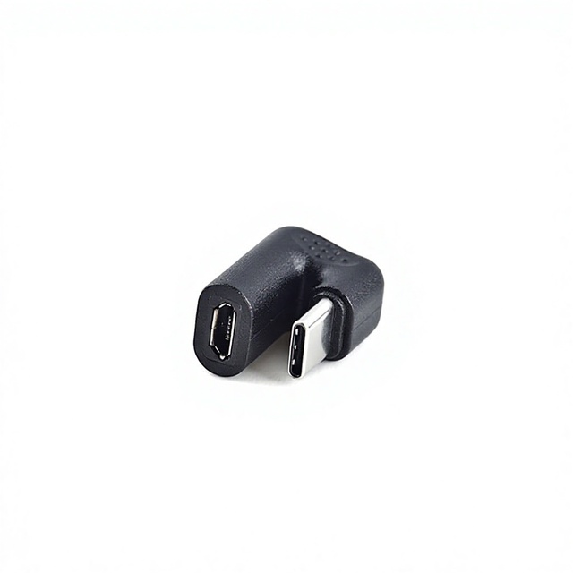 Type-C Male to Micro-B Female U-shaped Adapter for Smartphones Tablets Supports Data Transfer Gaming Charging Made in China