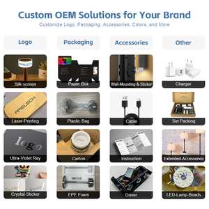 Nhà Máy Bán Buôn Nhà Hàng Cafe Xách Tay USB Có Thể Sạc Lại Vải Chụp Đèn Không Dây Bảng Đèn Ánh Sáng Ban Đêm - Product Image 5