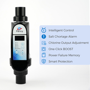 2024 nouveau système intelligent d'électrolyseur de <span class=keywords><strong>sel</strong></span> de <span class=keywords><strong>piscine</strong></span> en PVC avec contrôle d'application mobile chloration 4-20g pour logo personnalisé hors sol - Product Image 3