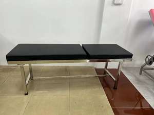 <span class=keywords><strong>Hospital</strong></span> de la clínica médica de acero inoxidable Examen Sofá Mesa de tratamiento Mesa de examen Cama - Product Image 6