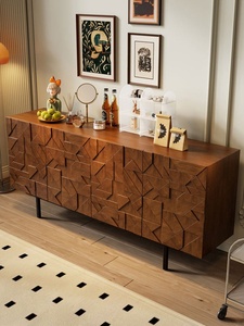 Credenza Vintage Retrò <span class=keywords><strong>in</strong></span> <span class=keywords><strong>Legno</strong></span> <span class=keywords><strong>Massello</strong></span> Mobile per Soggiorno Camera da Letto Ingresso - Product Image 2