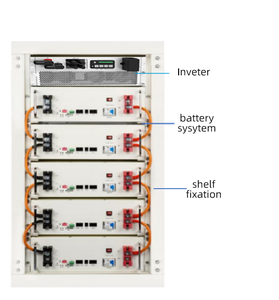 Système d'énergie à batterie lithium-fer empilable <span class=keywords><strong>48V</strong></span> 51.2V 5-30kWh avec onduleur monté en rack à haute efficacité <span class=keywords><strong>LIon</strong></span> Pack - Product Image 1