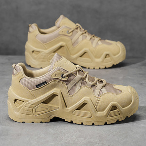 Fábrica personaliza nuevas botas marrones para exteriores, ultraligeras, impermeables, para entrenamiento en el desierto, de caña alta, China - Product Image 5