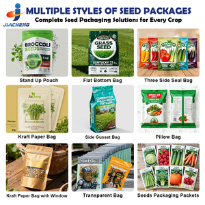 Sacchetti Personalizzati per Semi con Chiusura su Tre Lati, Laminati Impermeabili con Finestra Trasparente per Semi di Verdure - Product Image 6