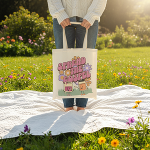 빈티지 스타일 스프레드 복음 기독교 재사용 가능한 토트 백 맞춤 패션 숄더 예수 신앙 코튼 캔버스 선물 토트 백 - Product Image 2