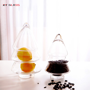 Innovation Creative <strong>Christmas</strong> <strong>Tree</strong> Borosilicate Glass Biscuit Candy Storage <strong>Jar</strong> - Product Image 5