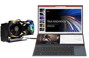 แล็ปท็อป I9 ใหม่เอี่ยม จอคู่ 16+14 นิ้ว หน้าจอสัมผัส คอมพิวเตอร์ Intel Core I9 10885H รุ่นที่ 10 แรม 32GB SSD 2TB แล็ปท็อปเกมมิ่งบางเฉียบ - Product Image 3