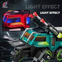 Chengji zırhlı oyuncak araba modeli adet araya yapı taşları diecast eeje2in1 silah hafif müzik diğer oyuncak araçlar sürtünme