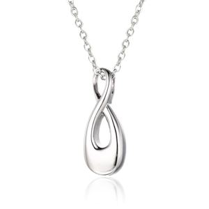 खोखले आंसू-ड्रॉप स्टेनलेस स्टील स्मारक अंतिम संस्कार के लिए पालतू जानवरों के बालों की अस्थियां लटकी गई हैं - Product Image 1