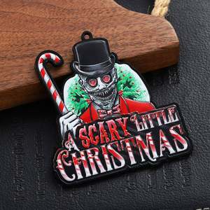 Muestra Gratuita de Medalla Personalizada con Personaje de Santa Claus, Medalla de Metal de Aleación de Zinc, Logotipo Esmaltado en 2D y 3D, Medallas Doradas de Navidad para Personalizar - Product Image 4