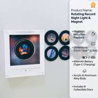 Nouvel Arrivage : Mini Haut-parleur Coran Personnalisé avec Aimant de Réfrigérateur, Disque Rotatif à Capteur NFC, Coffret Cadeau Coran, Boîte à Musique NFC, Lecteur de Musique NFC