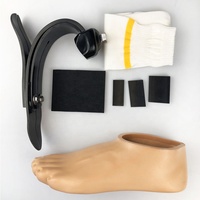 Prothèse de pied légère en fibre de carbone, à stockage d'énergie pour la course, à orteils séparés avec coque de pied, pour amputés sous le genou